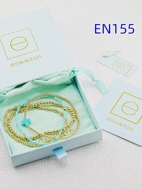 Enewton Colorful Cross Bracelet Set